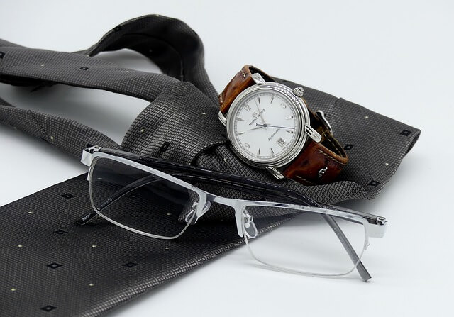 インテリな眼鏡と時計