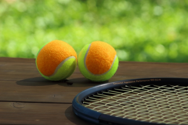 共通の趣味のテニス